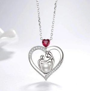 Sterling Silver Mother & Child Necklace